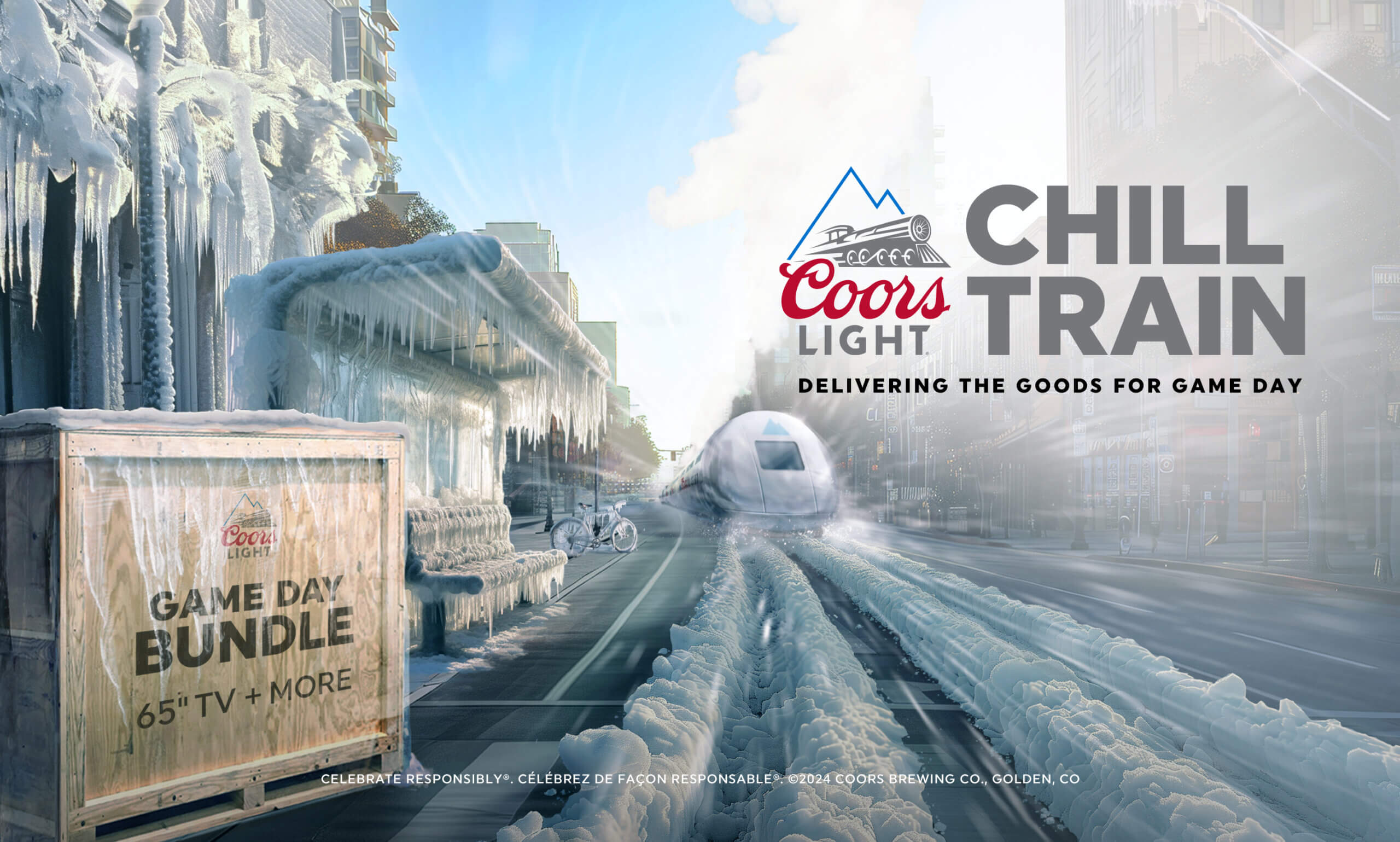 Are You Ready To Hop On The Coors Light Chill Train To The Super Bowl